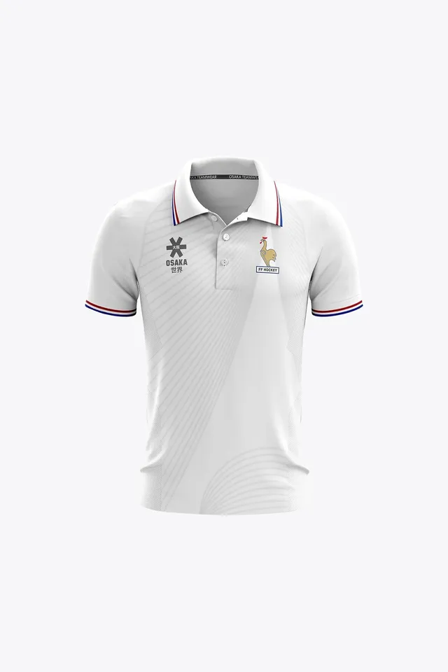 osaka-official-france-kids-polo-jersey-polo-bambino-white image 1