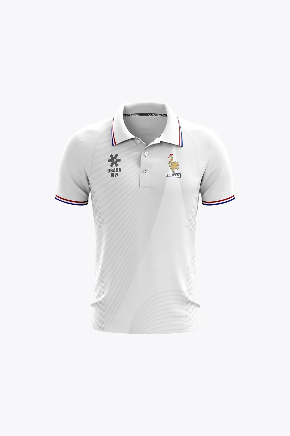 osaka-official-france-kids-polo-jersey-polo-bambino-white image 1