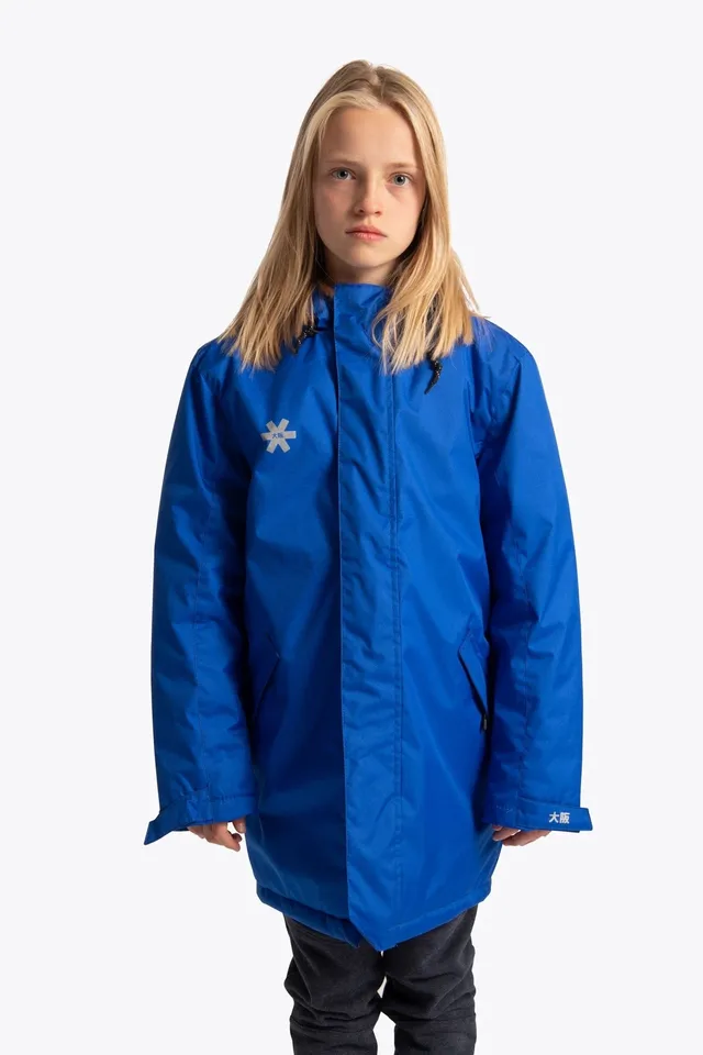 osaka-kids-stadium-jacket-blu-royal-giacca-stadio-bambino-impermeabile image 1