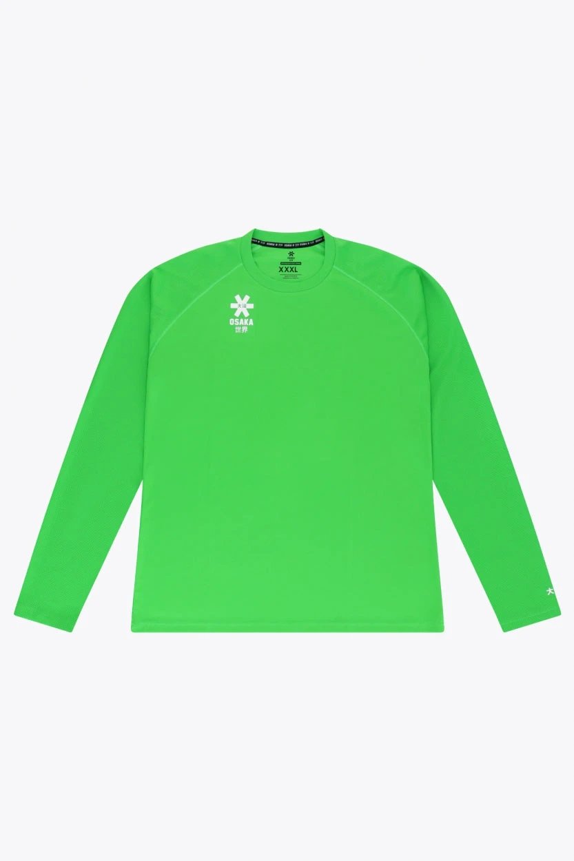 osaka-keeper-tee-maglia-portiere-hockey-manica-lunga-verde-fluo image 1