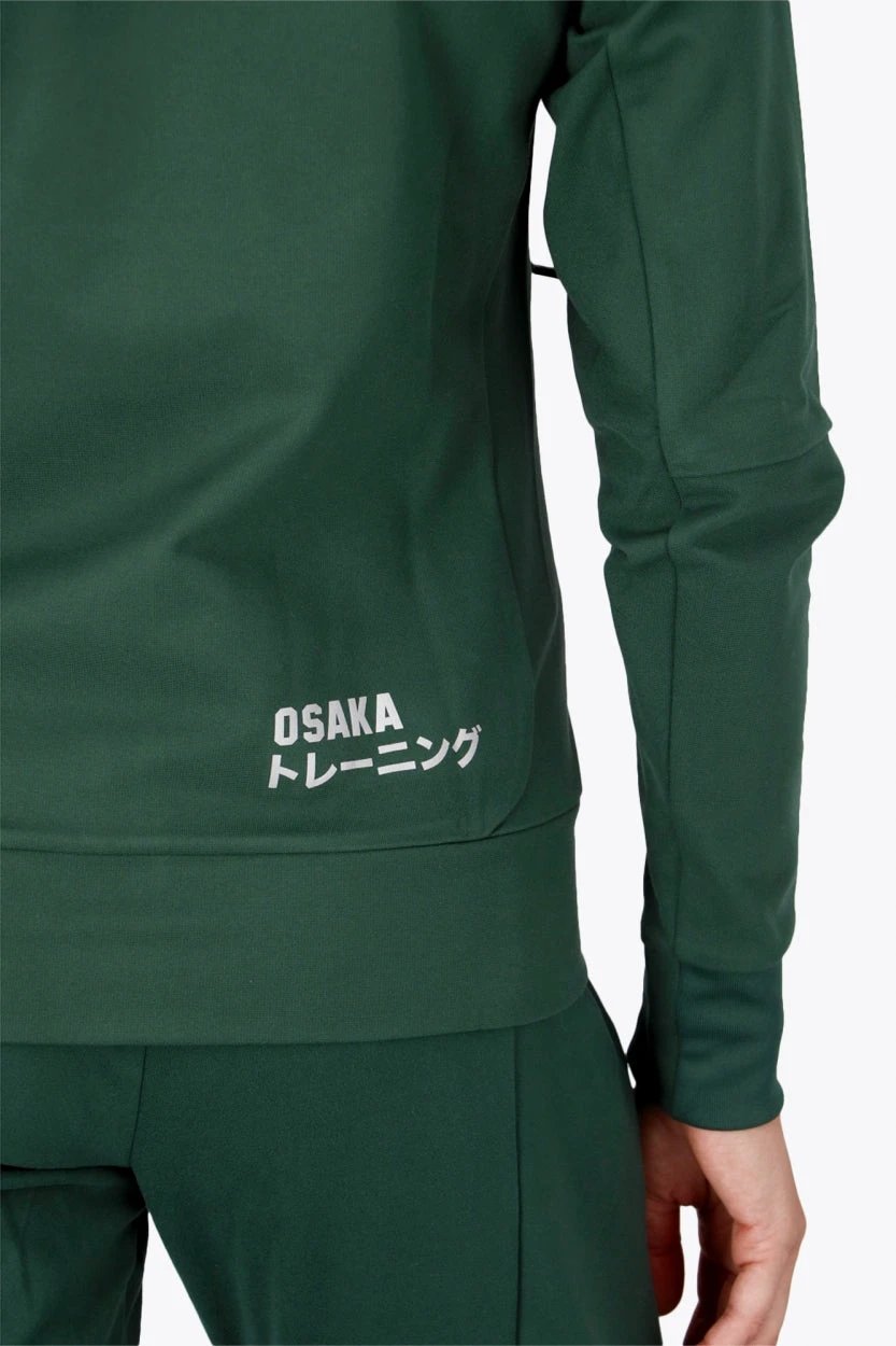 osaka-women-track-top-giacca-tutina-donna-verde-scuro image 8