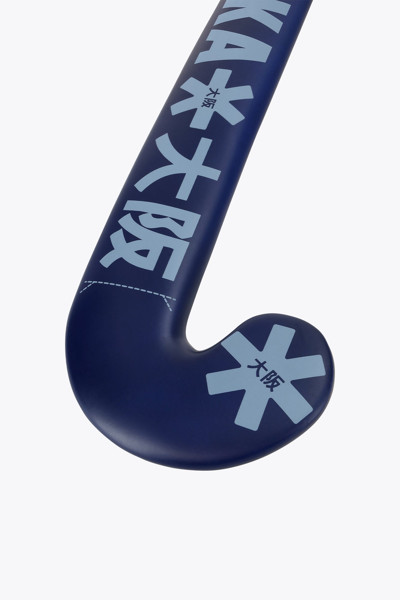 osaka-indoor-hockey-stick-mid-bow-wd-mazza-indoor-legno-navy-peony image 2