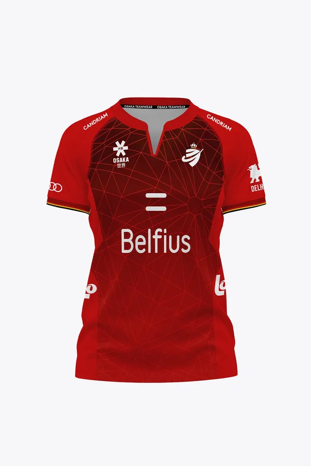 osaka-belgium-women-polo-jersey-2026-red image 1