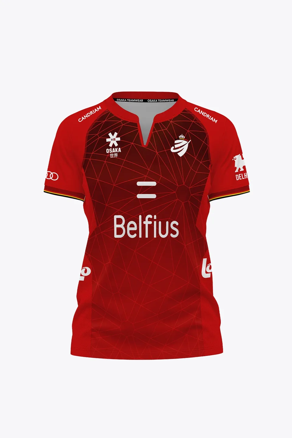 osaka-belgium-women-polo-jersey-2026-red image 1