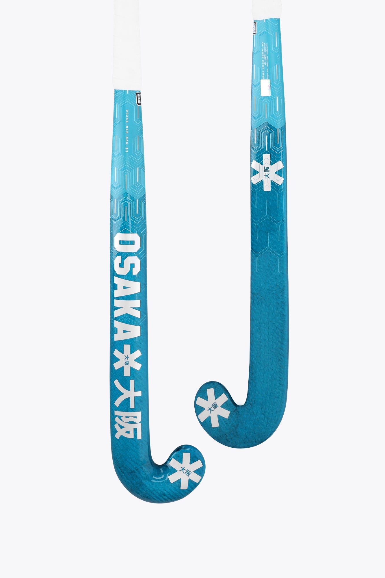osaka-field-hockey-stick-mid-bow-85-mazza-hockey-blue-topaz image 1