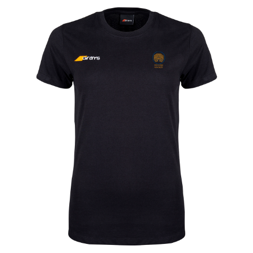 grays-devizes-hockey-club-tangent-t-shirt-donna-nera image 1