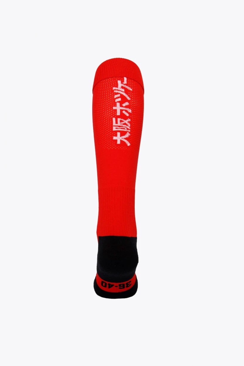 osaka-x-blackbirds-calze-hockey-retro-rosso image 2