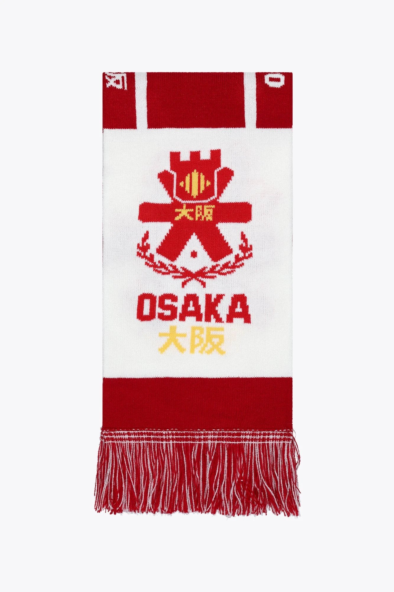 osaka-castelldefels-fan-scarf-sciarpa-tifoso-hockey-red image 3