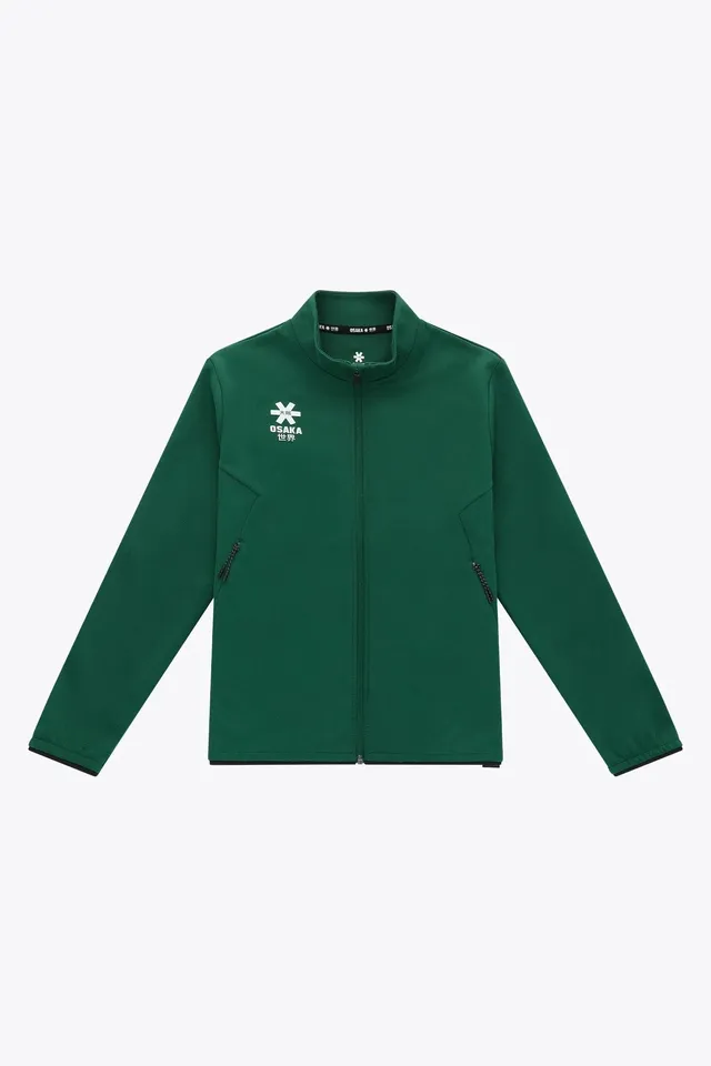 osaka-kids-track-top-pro-felpa-allenamento-bambino-verde-scuro image 1