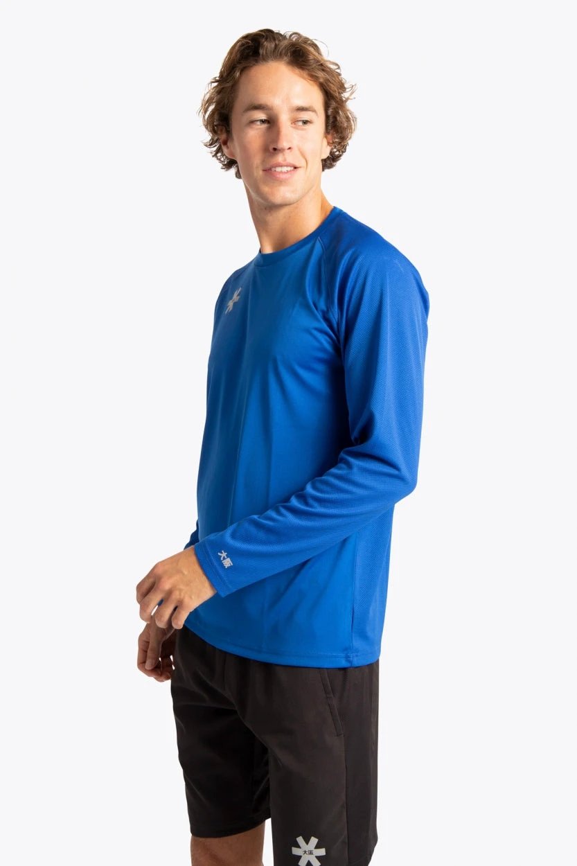 osaka-training-tee-uomo-maniche-lunghe-royal-blue image 2