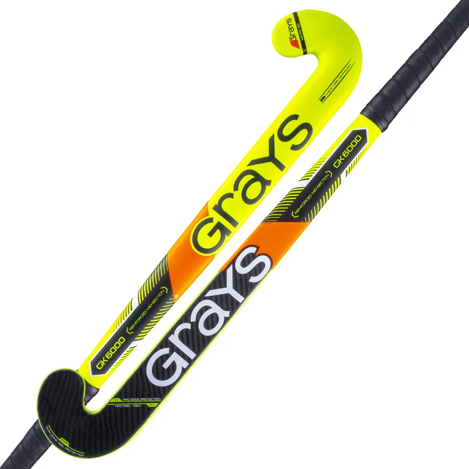 grays-gk6000-pro-bastone-portiere-hockey-composito-giallo-fluo image 1