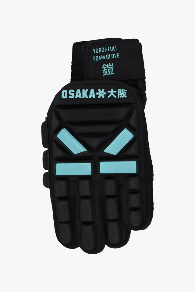 osaka-yoroi-full-foam-indoor-glove-left-hand-guanto-hockey-indoor-blu-topaz image 1
