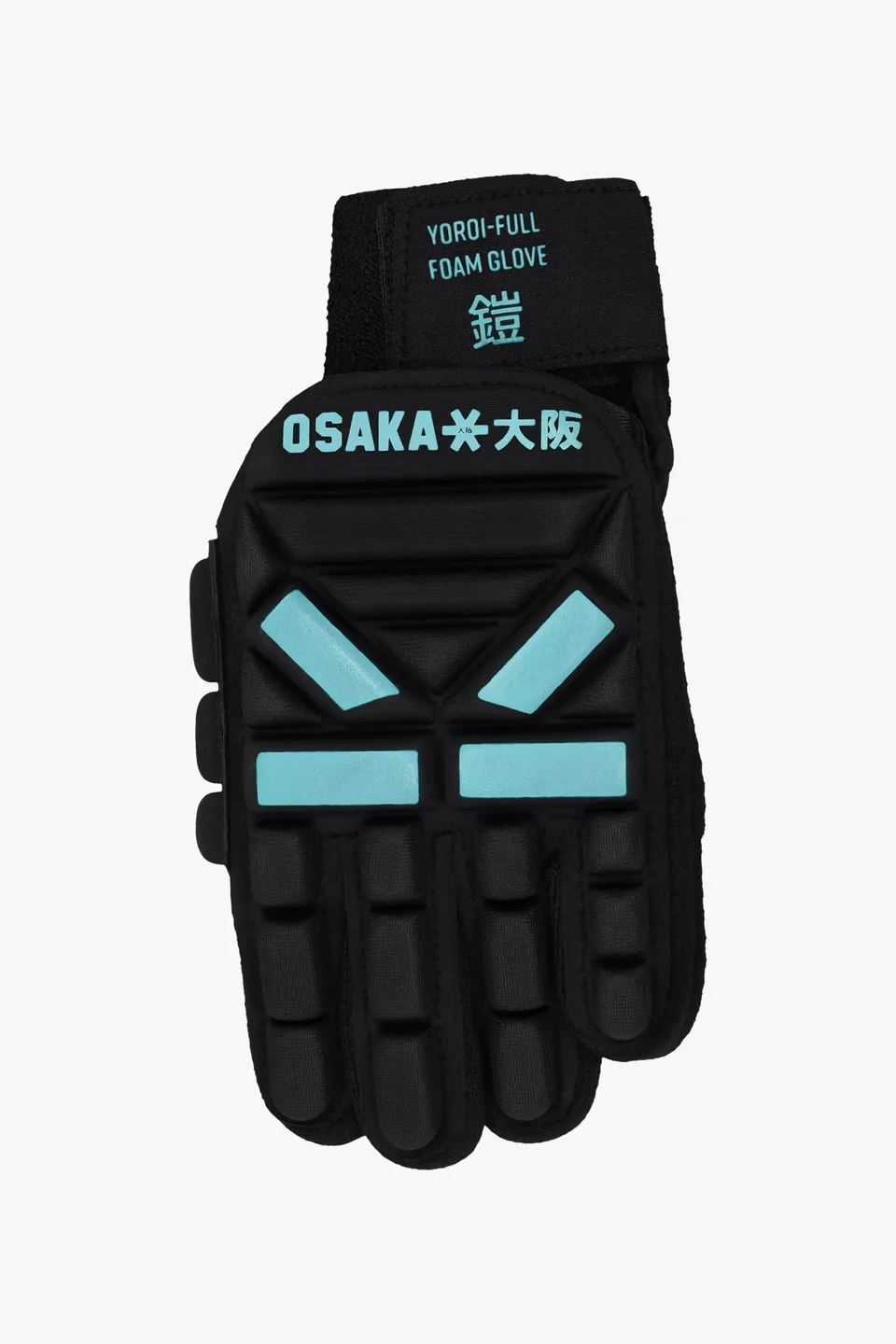 osaka-yoroi-full-foam-indoor-glove-left-hand-guanto-hockey-indoor-blu-topaz image 1