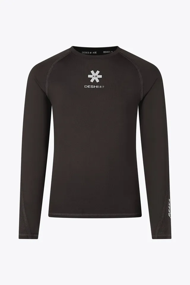 osaka-kids-baselayer-top-maglia-termica-bambino-black image 1